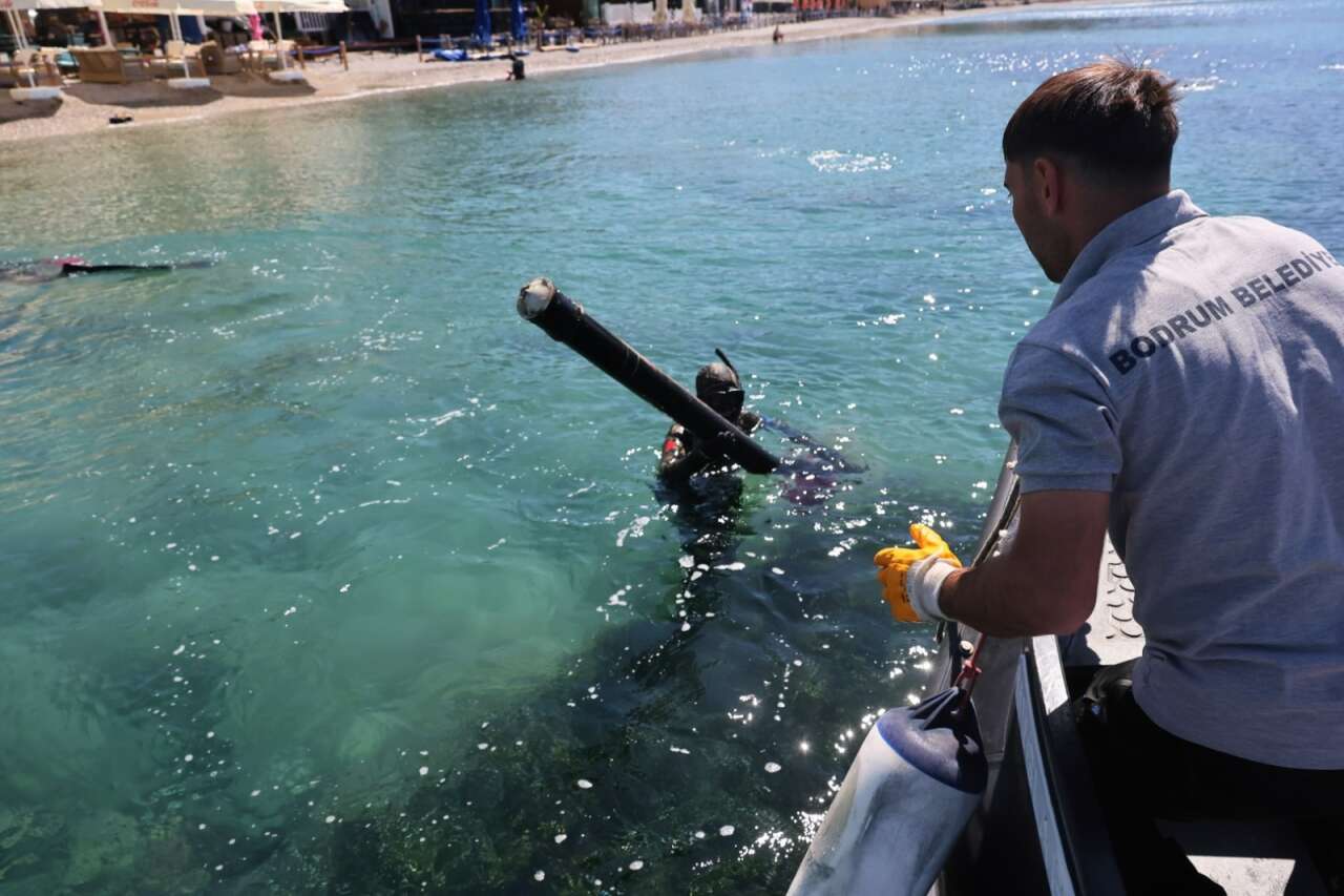 Bodrum Yaz Sezonuna Hazırlanıyor: Deniz Dibi Temizliği Kumbahçe’de Başladı 6